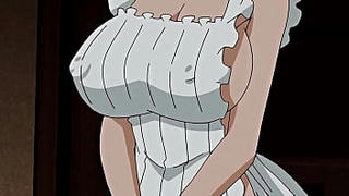 Hot Busty Maid Breastfeeding Her Boss - Uncensored Hentai