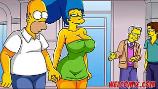 The hottest MILF in town! The Simptoons, Simpsons hentai