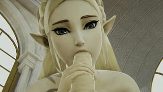 Zelda gets fucked before the wedding l 3d hentai animation