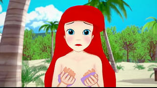 Ariel Sexy animation hentai Game 3d