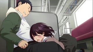 Virgin Fat Boy Saves Girl And Fuck On The Train - Hentai