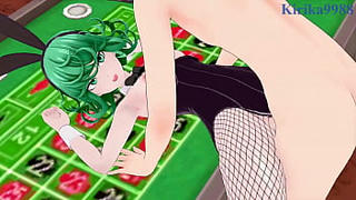Tatsumaki and Fubuki Bunny Girl intense sex. - One-Punch Man Hentai
